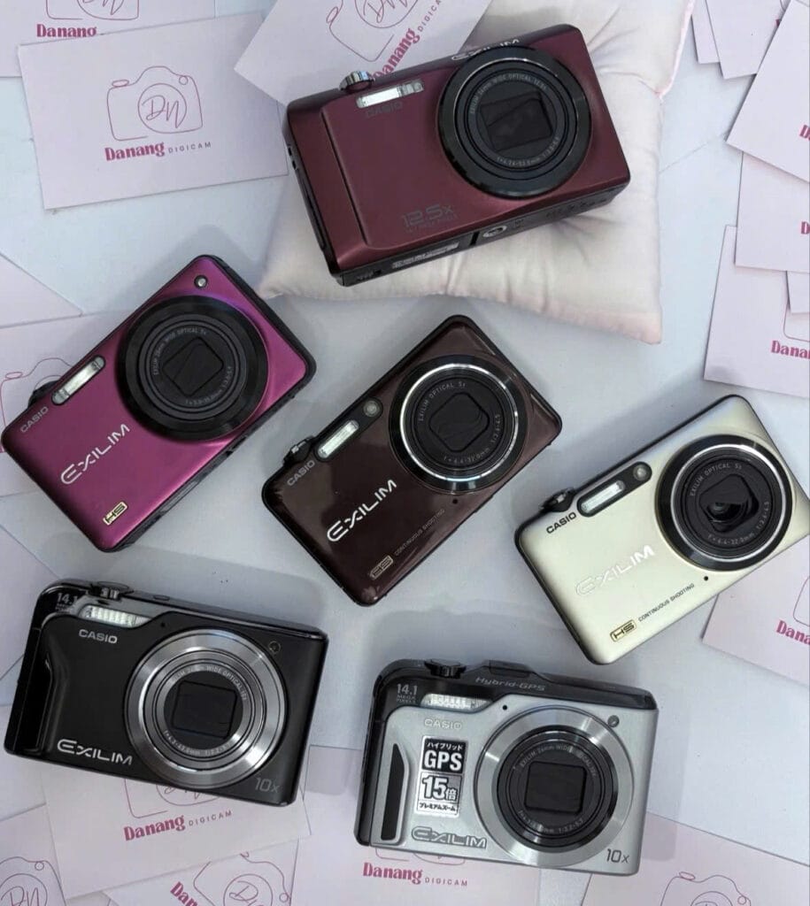 dòng máy ảnh casio của danangdigicam