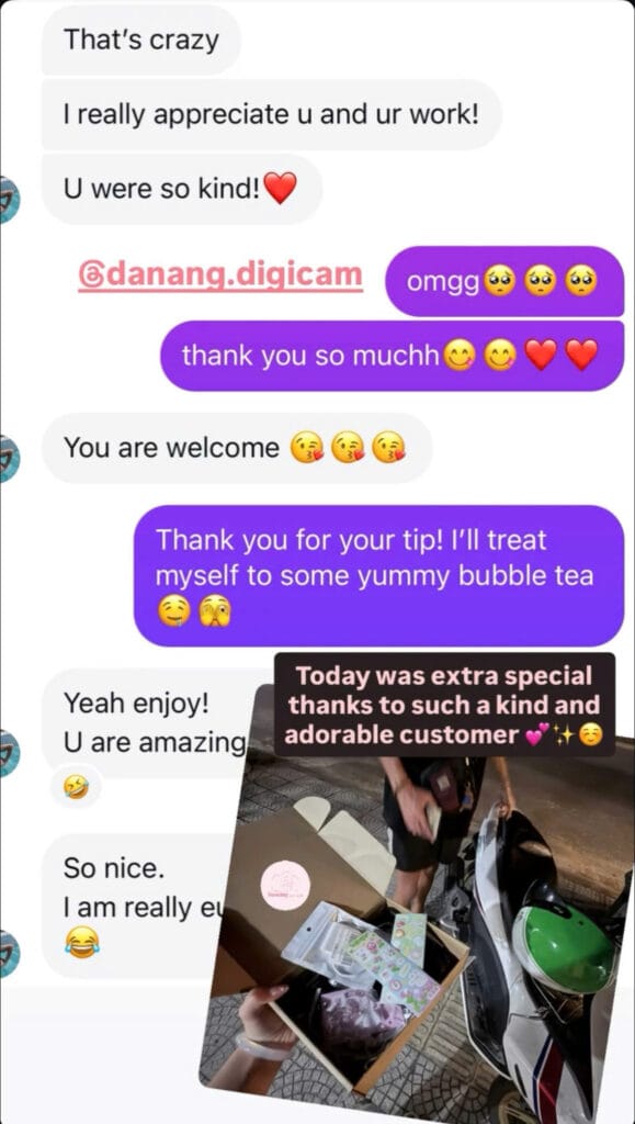 hình ảnh đánh giá tích cực của danangdigicam