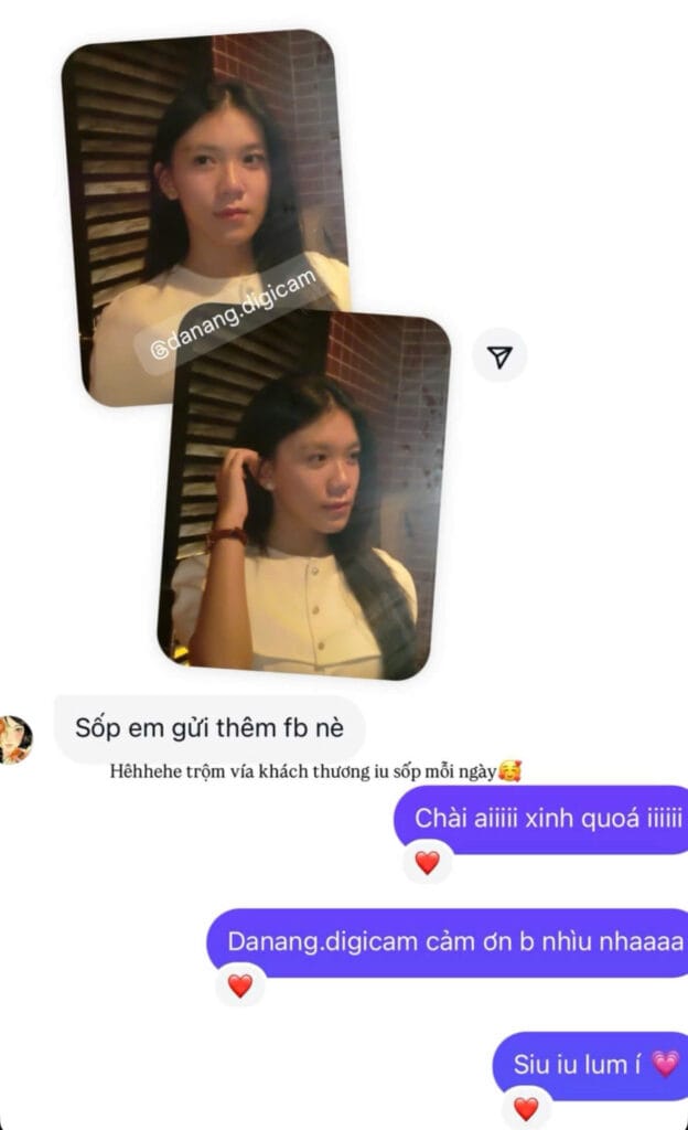 hình ảnh đánh giá tích cực của danangdigicam
